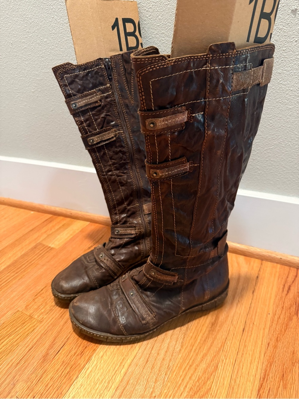 Aldo tall leather boots